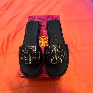 Tory Burch Double T Sport slides